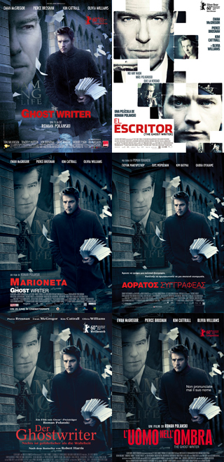 the ghost writer affiches europe
