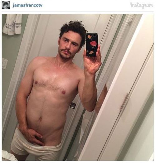 le selfie de james franco en boxer dans sa salle de bain